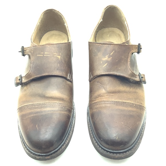 John Frye Men\'s Brown Loafers Leather  Size: 11 main image 5